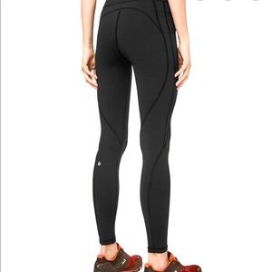 Lululemon black leggings. 28”. Size 6